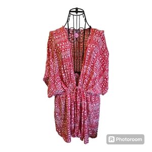 NWOT VICTORIA'S SECRET Short Kimono Robe/Cover up/Duster OS